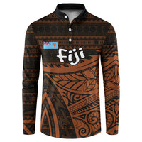 Straight Outta Kadavu Fiji Button Sweatshirt Tribal Polynesian Tattoo Coat Of Arms Flag