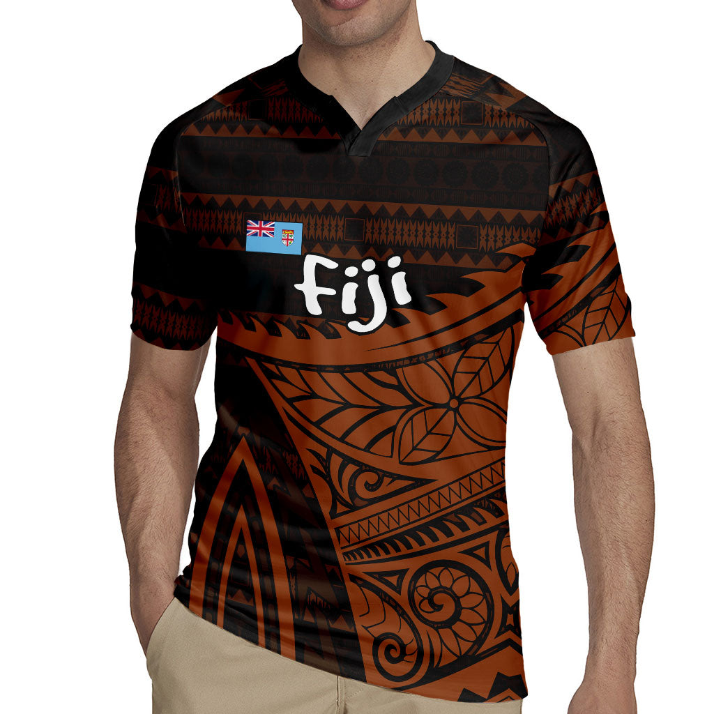 Straight Outta Kadavu Fiji Rugby Jersey Tribal Polynesian Tattoo Coat Of Arms Flag