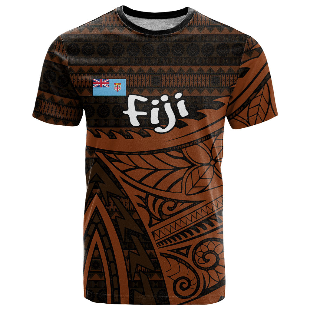 Straight Outta Kadavu Fiji T Shirt Tribal Polynesian Tattoo Coat Of Arms Flag