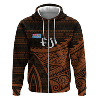 Straight Outta Kadavu Fiji Zip Hoodie Tribal Polynesian Tattoo Coat Of Arms Flag