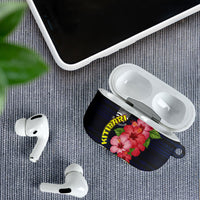 Kiribati AirPods Case Tropical Pink Hibiscus Flowers Polynesian Tribal TS04 - Polynesian Pride