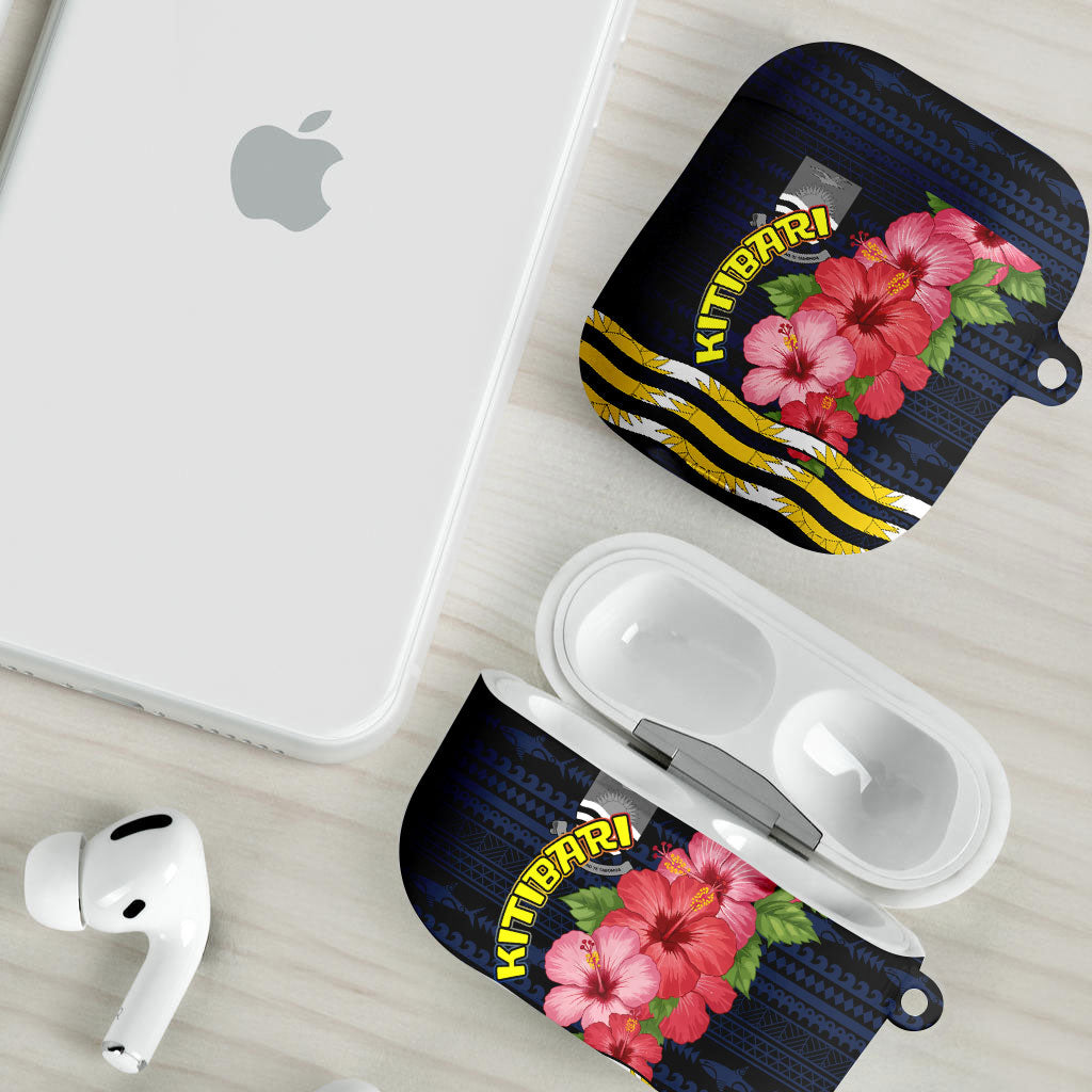 Kiribati AirPods Case Tropical Pink Hibiscus Flowers Polynesian Tribal TS04 - Polynesian Pride
