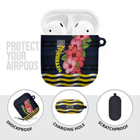 Kiribati AirPods Case Tropical Pink Hibiscus Flowers Polynesian Tribal TS04 - Polynesian Pride