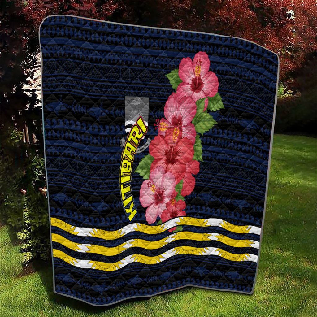 Kiribati Quilt Tropical Pink Hibiscus Flowers Polynesian Tribal TS04 - Polynesian Pride