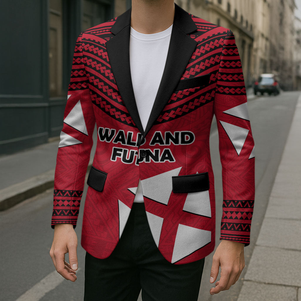 Wallis And Futuna Blazer Polynesian Tattoo Flag Map