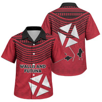 Wallis And Futuna Family Matching Puletasi and Hawaiian Shirt Polynesian Tattoo Flag Map