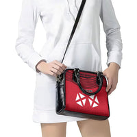 Wallis And Futuna Shoulder Handbag Polynesian Tattoo Flag Map