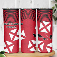 Wallis And Futuna Skinny Tumbler Polynesian Tattoo Flag Map