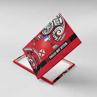 Wallis And Futuna Canvas Wall Art Tribal Polynesian Tattoo Flag Motif