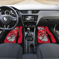 Wallis And Futuna Car Mats Tribal Polynesian Tattoo Flag Motif