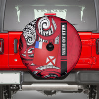 Wallis And Futuna Spare Tire Cover Tribal Polynesian Tattoo Flag Motif