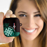 Wallis And Futuna AirPods Case Tribal Polynesian Tattoo Heritage Cross Flag