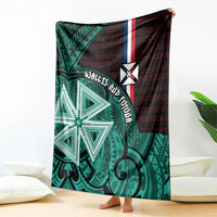 Wallis And Futuna Blanket Tribal Polynesian Tattoo Heritage Cross Flag