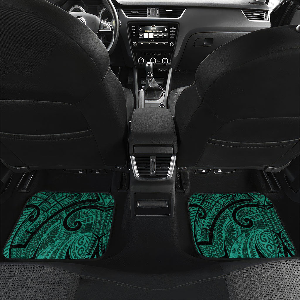 Wallis And Futuna Car Mats Tribal Polynesian Tattoo Heritage Cross Flag