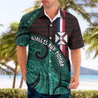 Wallis And Futuna Hawaiian Shirt Tribal Polynesian Tattoo Heritage Cross Flag