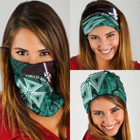Wallis And Futuna Neck Gaiter Tribal Polynesian Tattoo Heritage Cross Flag