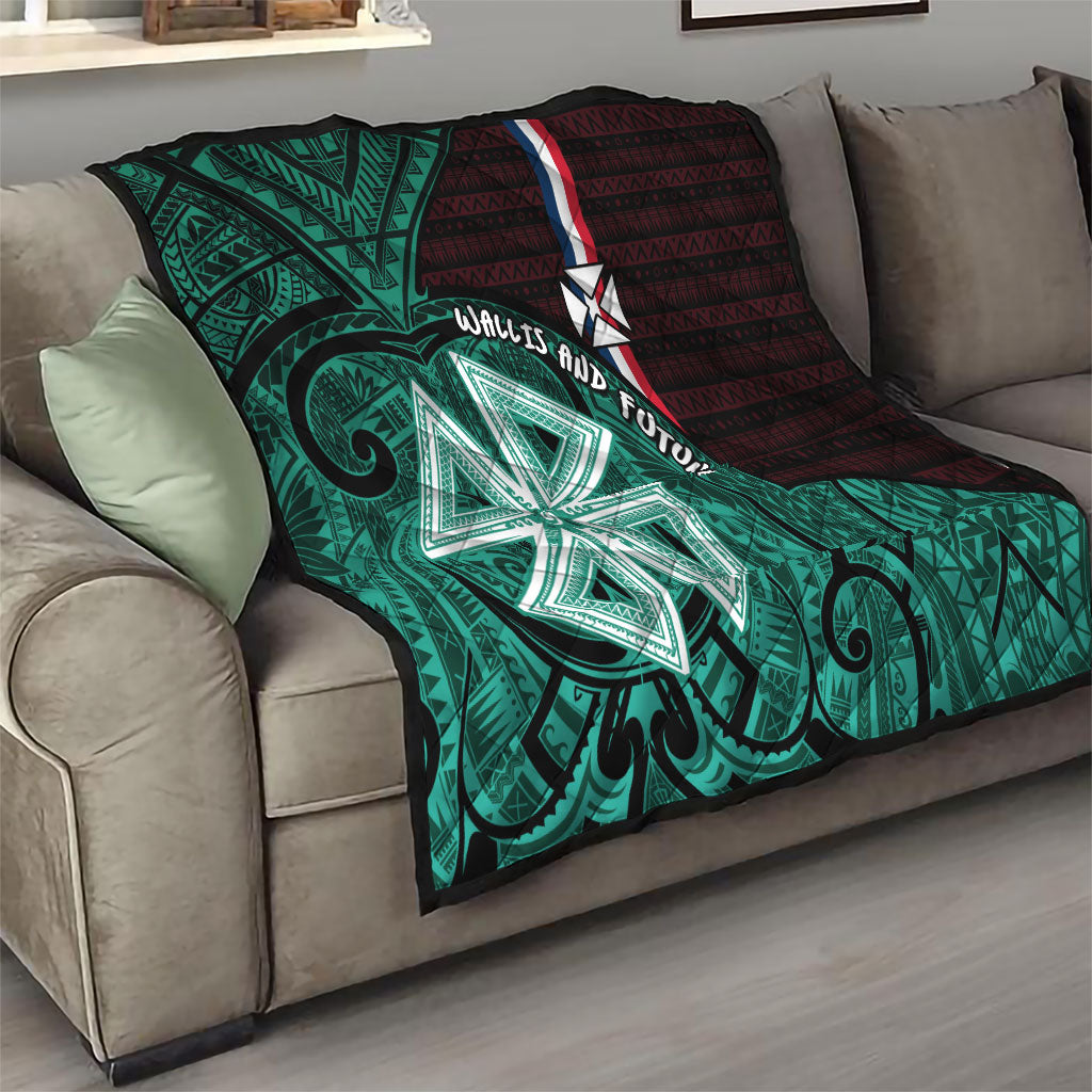 Wallis And Futuna Quilt Tribal Polynesian Tattoo Heritage Cross Flag