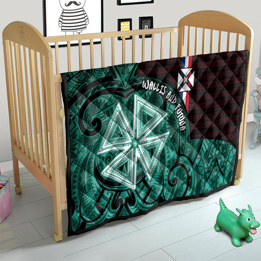Wallis And Futuna Quilt Tribal Polynesian Tattoo Heritage Cross Flag