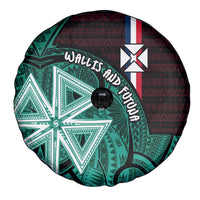 Wallis And Futuna Spare Tire Cover Tribal Polynesian Tattoo Heritage Cross Flag