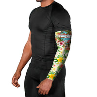 Hawaiian Piko Threads Of Paradise Aloha Arm Sleeves Tropical Hibiscus Plumeria