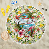 Hawaiian Piko Threads Of Paradise Aloha Beach Blanket Tropical Hibiscus Plumeria