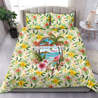 Hawaiian Piko Threads Of Paradise Aloha Bedding Set Tropical Hibiscus Plumeria