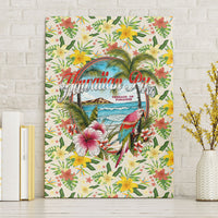 Hawaiian Piko Threads Of Paradise Aloha Canvas Wall Art Tropical Hibiscus Plumeria