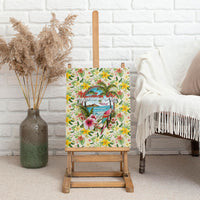 Hawaiian Piko Threads Of Paradise Aloha Canvas Wall Art Tropical Hibiscus Plumeria