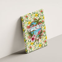 Hawaiian Piko Threads Of Paradise Aloha Canvas Wall Art Tropical Hibiscus Plumeria