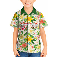 Hawaiian Piko Threads Of Paradise Aloha Kid Hawaiian Shirt Tropical Hibiscus Plumeria
