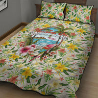 Hawaiian Piko Threads Of Paradise Aloha Quilt Bed Set Tropical Hibiscus Plumeria
