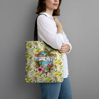 Hawaiian Piko Threads Of Paradise Aloha Tote Bag Tropical Hibiscus Plumeria