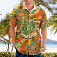 Hawaiian Piko Lani Cultivate I Ka Piko Aloha Hawaiian Shirt Retro Psychedelic Taro Leaf - Hibiscus Flowers