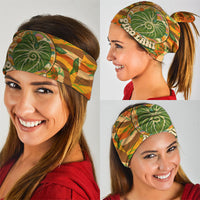Hawaiian Piko Lani Cultivate I Ka Piko Aloha Neck Gaiter Retro Psychedelic Taro Leaf - Hibiscus Flowers