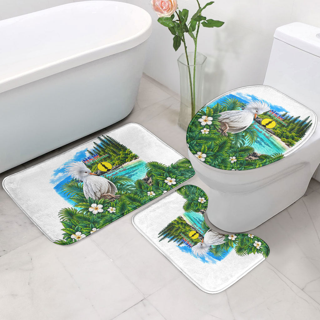New Caledonia Kagu Bird Nature Bathroom Set South Pacific Hidden Gem Tropical Landscape TS04 - Polynesian Pride