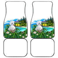 New Caledonia Kagu Bird Nature Car Mats South Pacific Hidden Gem Tropical Landscape TS04 - Polynesian Pride