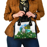 New Caledonia Kagu Bird Nature Shoulder Handbag South Pacific Hidden Gem Tropical Landscape TS04 - Polynesian Pride