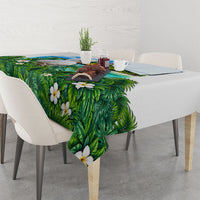 New Caledonia Kagu Bird Nature Tablecloth South Pacific Hidden Gem Tropical Landscape TS04 - Polynesian Pride