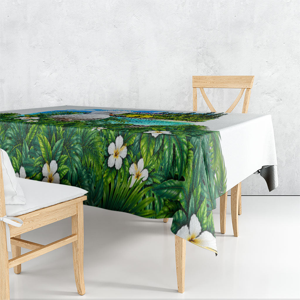 New Caledonia Kagu Bird Nature Tablecloth South Pacific Hidden Gem Tropical Landscape TS04 - Polynesian Pride