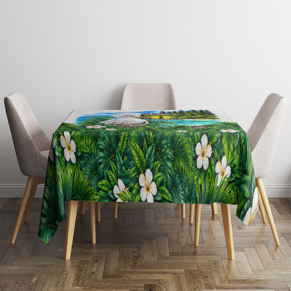 New Caledonia Kagu Bird Nature Tablecloth South Pacific Hidden Gem Tropical Landscape TS04 - Polynesian Pride
