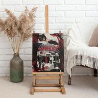 Samoa Black Saturday 1929 Canvas Wall Art Mau Movement Vintage Newspaper Grunge Polynesian TS04 - Polynesian Pride