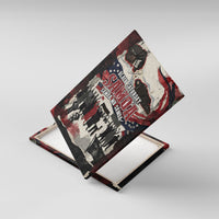 Samoa Black Saturday 1929 Canvas Wall Art Mau Movement Vintage Newspaper Grunge Polynesian TS04 With Frame Black Red - Polynesian Pride