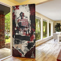 Samoa Black Saturday 1929 Door Cover Mau Movement Vintage Newspaper Grunge Polynesian TS04 - Polynesian Pride