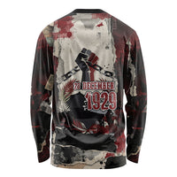 Samoa Black Saturday 1929 Long Sleeve Shirt Mau Movement Vintage Newspaper Grunge Polynesian TS04 - Polynesian Pride