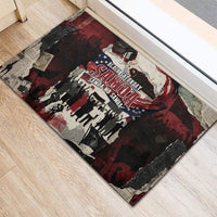 Samoa Black Saturday 1929 Rubber Doormat Mau Movement Vintage Newspaper Grunge Polynesian TS04 - Polynesian Pride