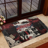 Samoa Black Saturday 1929 Rubber Doormat Mau Movement Vintage Newspaper Grunge Polynesian TS04 - Polynesian Pride
