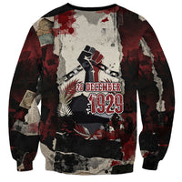 Samoa Black Saturday 1929 Sweatshirt Mau Movement Vintage Newspaper Grunge Polynesian TS04 - Polynesian Pride