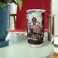 Samoa Black Saturday 1929 Tumbler Cup Mau Movement Vintage Newspaper Grunge Polynesian TS04 - Polynesian Pride