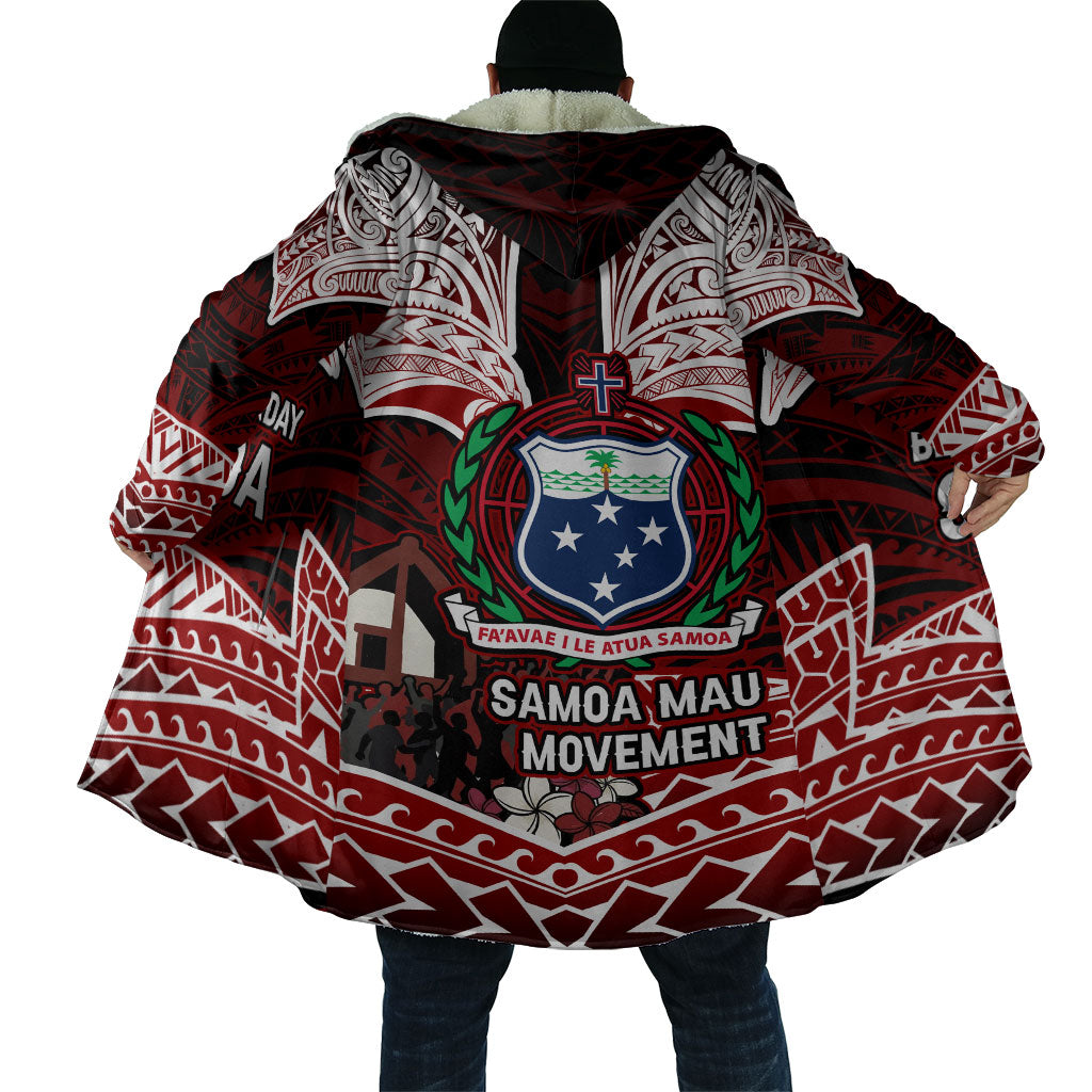 Samoa Black Saturday Mau Movement Cloak Polynesian Tribal Pattern Coat Of Arms Graphic Art