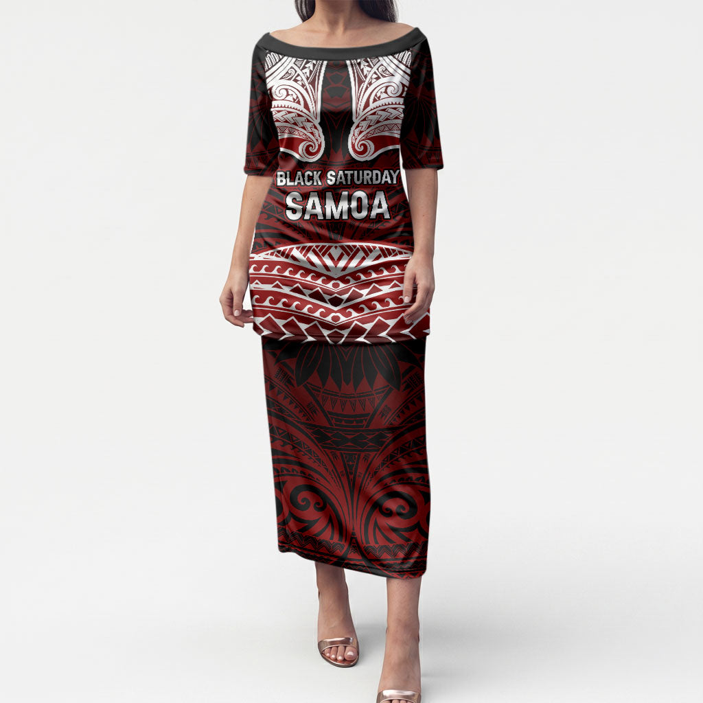 Samoa Black Saturday Mau Movement Puletasi Polynesian Tribal Pattern Coat Of Arms Graphic Art